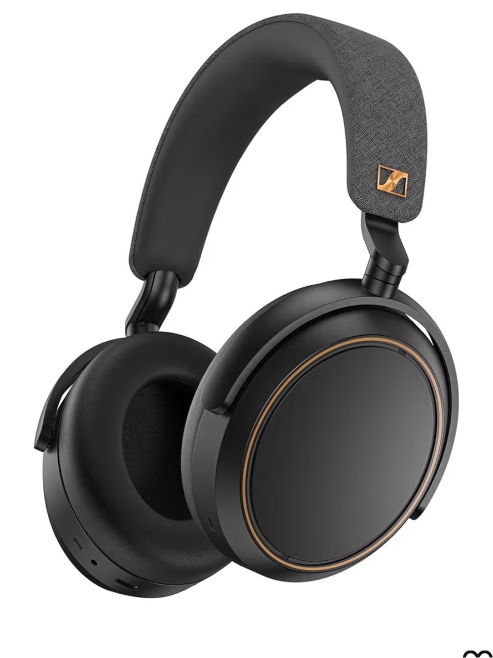 Sennheiser Black Over-Ear Headphones with Copper Trim
